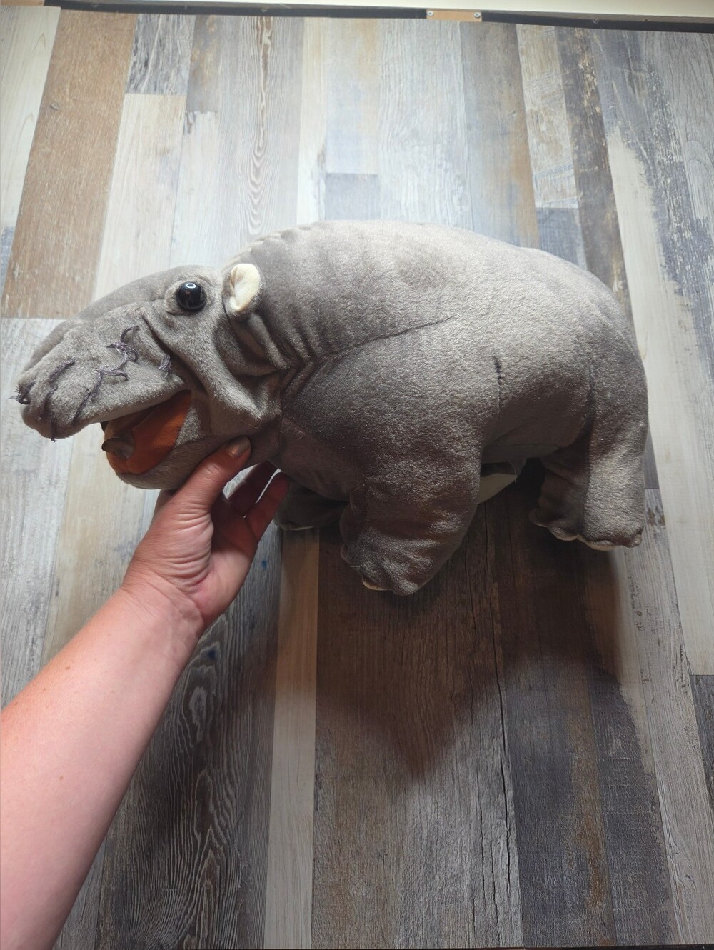 Farting Bert Hippo Folkmanis NCIS Abby Sciuto Plush Stuffie Puppet